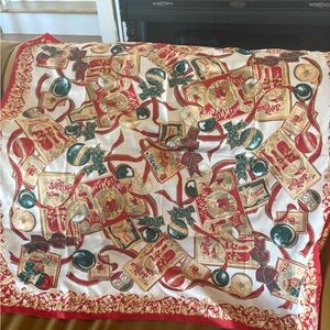 Vintage Holiday “Symphony” Scarf